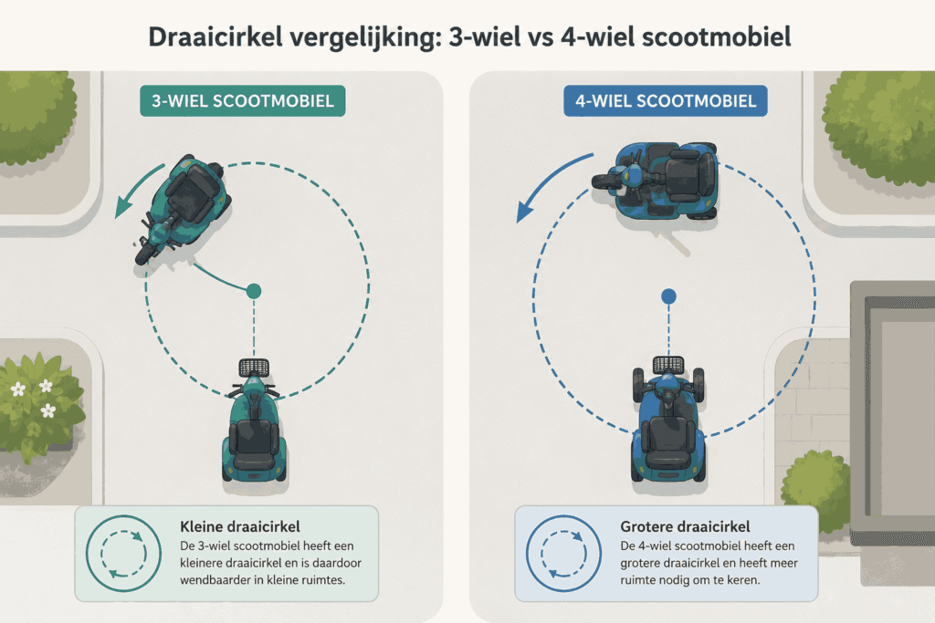 draaicirkel vergelijking
