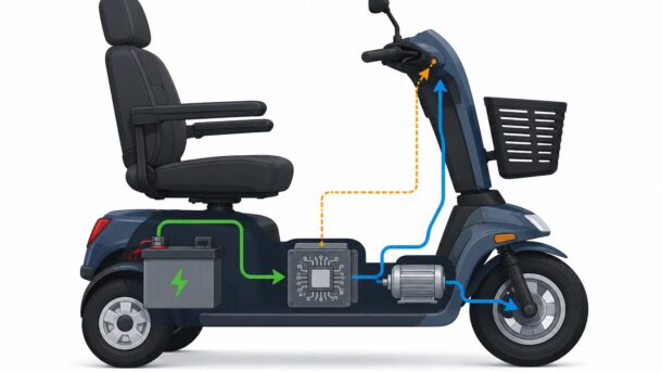 elektrische driewiel scootmobiel
